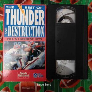 Sports Illustrated - The Best of Thunder & Destruction - 1992 VHS - 50 Minutes